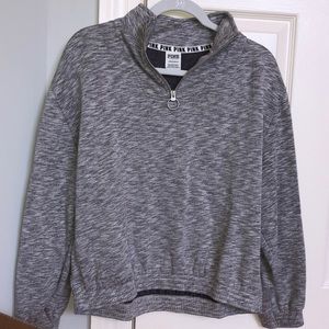 Grey half zip hoodie